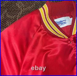 Vintage 80's OG Chalk Line Kansas City Chiefs Coat Very Rare Size Large