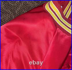 Vintage 80's OG Chalk Line Kansas City Chiefs Coat Very Rare Size Large