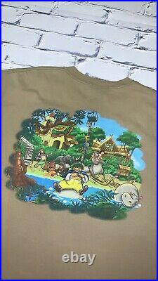 Vintage 90s Disney Magic Kingdom T-Shirt Mens Sz L Very Rare