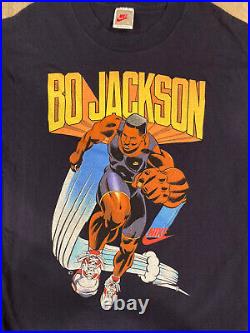 Vintage 90s Nike Bo Jackson t shirt VERY RARE authentic Large