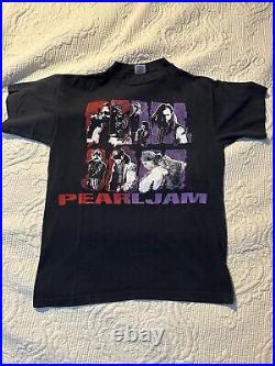 Vintage 90s Pearl Jam Stickman Parking Lot Tshirt Sz L Very Rare
