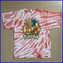 Vintage 90s Pokemon Gotta Catch'em All Tee T Shirt L Tie dye Nintendo Very Rare