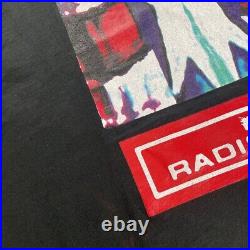 Vintage 90s Radiohead Band Tee Tour Shirt Size Large New No Tags Very Rare