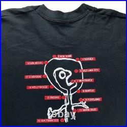 Vintage 90s Radiohead Band Tee Tour Shirt Size Large New No Tags Very Rare