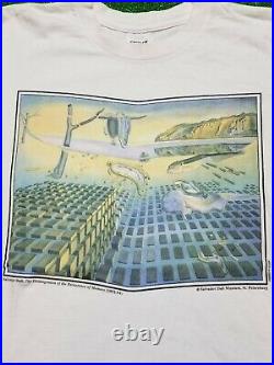 Vintage 90s Salvador Dali Museum Art T-Shirt Size L Watch Anvil Very Rare Tee
