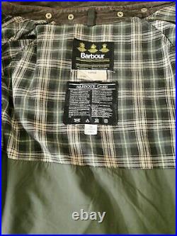 Vintage Barbour A130 Spey Olive Green Fly Fishing Jacket Size Large VERY RARE