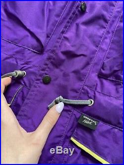 Vintage Berghaus Alpine Extrem GoreTex Jacket Size L Very Rare Purple Winter