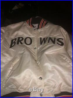 Vintage Cleveland Browns starter pro line bomber jacket Large. VERY RARE. Baker