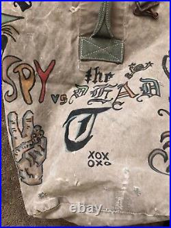 Vintage Grateful Dead Vietnam Era Large Army Gear Bag Dated Dec. 1961 Very Rare