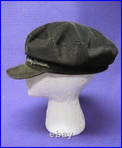 Vintage Harley Davidson Corduroy Conductors Hat Cap Very Rare! Large