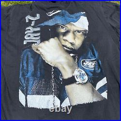 Vintage Jay Z Rap Tee Rocafella Blueprint L OG 90s Tshirt Very Rare VTG Y2k