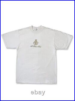 Vintage Luxury T-shirt Ritz Paris Golden Logo Very Rare, Loro Piana, Hermes