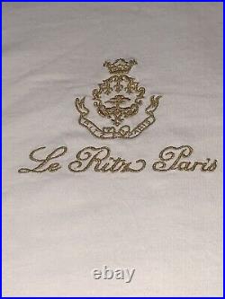 Vintage Luxury T-shirt Ritz Paris Golden Logo Very Rare, Loro Piana, Hermes