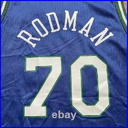 Vintage NBA Dennis Rodman Dallas Mavericks Champion Jersey sz L 44 very rare
