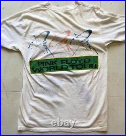 Vintage Pink Floyd 1987 Tour Parking Lot T-shirt. Single Stitch Very Rare Size L