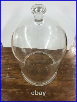 Vintage Pyrex Large 17High Glass Cloche Dome Bell Jar Apothecary VERY RARE
