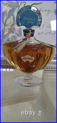 Vintage Shalimar Pure Extrait 1967 Large 2 oz. Very Rare, Sealed, Never Opened