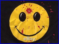 Vintage Smiley Face Head Shot Killed in T-Shirt VERY RARE single stitch Large