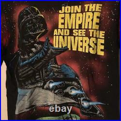 Vintage Star Wars Darth Vader Tee T Shirt Size Large Black Made In USA Very Rare
