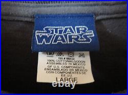 Vintage Star Wars T-shirt Manga Dark Horse Jabba Leia Size Large Very Rare
