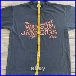 Vintage The Waylon Jennings Show Stage Crew Security T Shirt Large Very Rare VTG