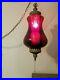 Vintage_Very_Large_Red_Crackle_Glass_Swag_Lamp_with_Diffuser_27_tall_Rare_01_gsda