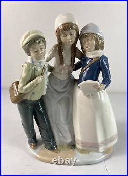 Vintage Very Rare, Large NADAL Singing Girls Choir Porcelain Figure 11 inch