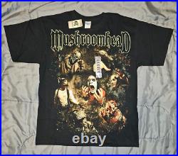 Vintage Very Rare Mushroomhead Metal Band T-Shirt Size Large Gildan Tag