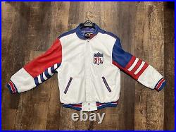 Vintage Very Rare NFL Shield / Jeff Hamilton Leather Jacket Size Large