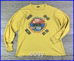 Vintage Very Rare Nike 1988 South Korea Summer Olympics Seoul Large T-Shirt