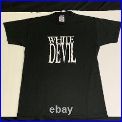 Vintage White Devil Cro Mags Band Shirt Very Rare Size Large Made In Usa