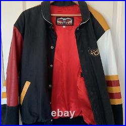 Vintage jeff hamilton leather Mickey Mouse jacket Wild One Very Rare
