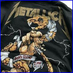 Vintage very rare 90s Metallica Don't Tread on Me Sweatshirt