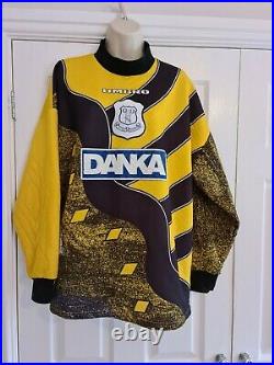 Vintage very rare Mens Everton 95 / 97 DANKA goalkeeper Shirt Size Large