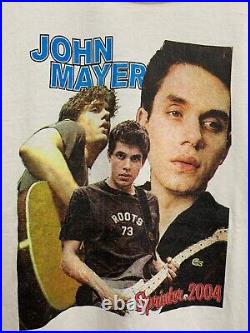 Vintage y2k John Mayer 2004 VERY RARE band tees not coldplay radiohead maroon 5