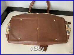 Vivienne westwood Very Rare Ex- Large Over Night Bag Vgc Brown Leather Shoulder