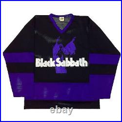 Vtg Very Rare 90s Black Sabbath Hockey Jersey By Cronies. Men's Large