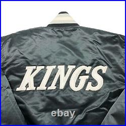 Vtg Very Rare NHL Los Angeles Kings Starter Satin Reversible Jacket. Mens Large