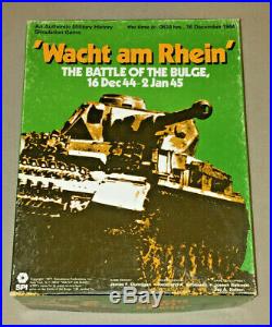 Wacht am Rhein Large Green Soap Box SPI UNPUNCHED-COMPLETE OOP VERY RARE