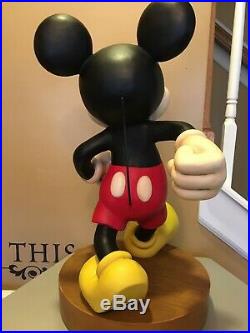 Walt Disney Gallery 1999 Mickey Mouse Large 22 Big Statue Large VERY RARE