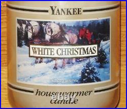 Yankee Candle 22 oz WHITE CHRISTMAS Black Band VERY RARE LABEL