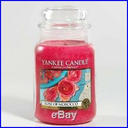 Yankee Candle WORLD JOURNEYS ROSE OF MOROCCO 22 oz VERY RARE